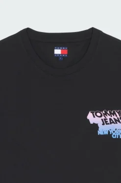 REG STACK BACKPR - T-shirt | Noir*TOMMY JEANS Sale
