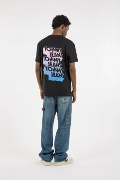 REG STACK BACKPR - T-shirt | Noir*TOMMY JEANS Sale