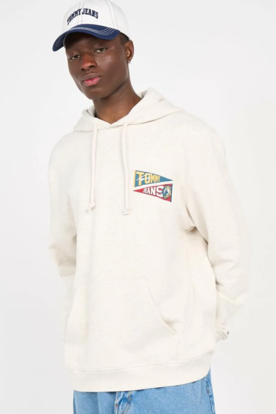 REG UNI FLAG TIG - Hoodie | Beige*TOMMY JEANS Sale