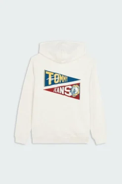 REG UNI FLAG TIG - Hoodie | Beige*TOMMY JEANS Sale