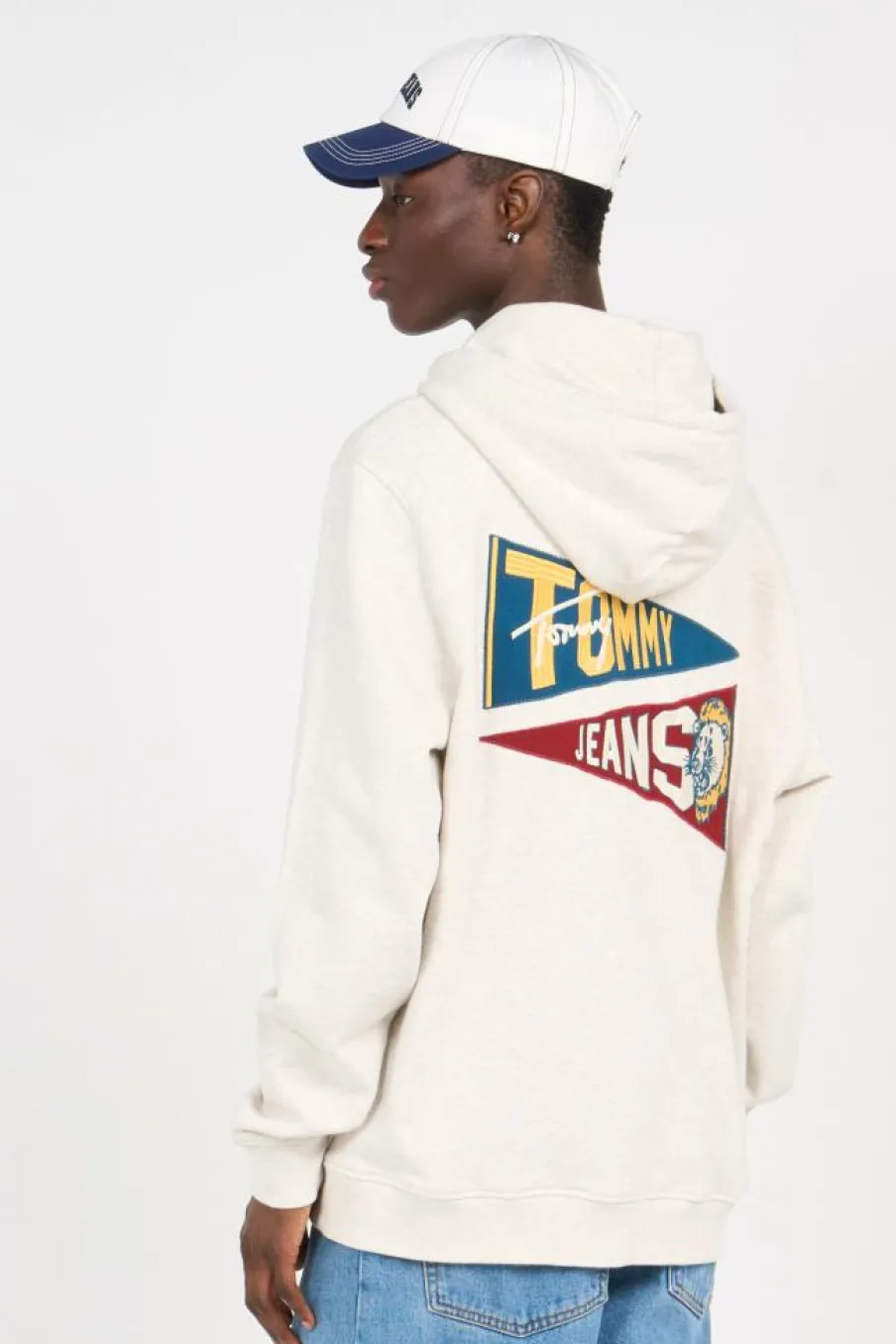 REG UNI FLAG TIG - Hoodie | Beige*TOMMY JEANS Sale