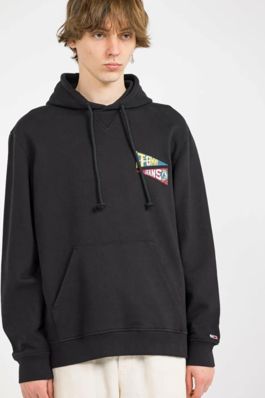 REG UNI FLAG TIG - Hoodie | Noir*TOMMY JEANS Sale