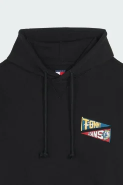 REG UNI FLAG TIG - Hoodie | Noir*TOMMY JEANS Sale