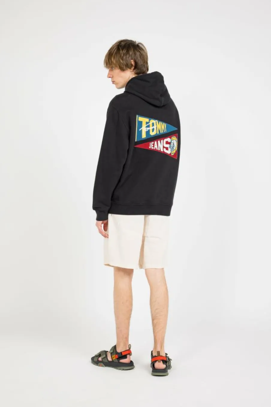 REG UNI FLAG TIG - Hoodie | Noir*TOMMY JEANS Sale