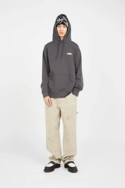 RETRO MOVING LOGO HOODIE - Hoodie | Gris*LOST MANAGEMENT CITIES Discount