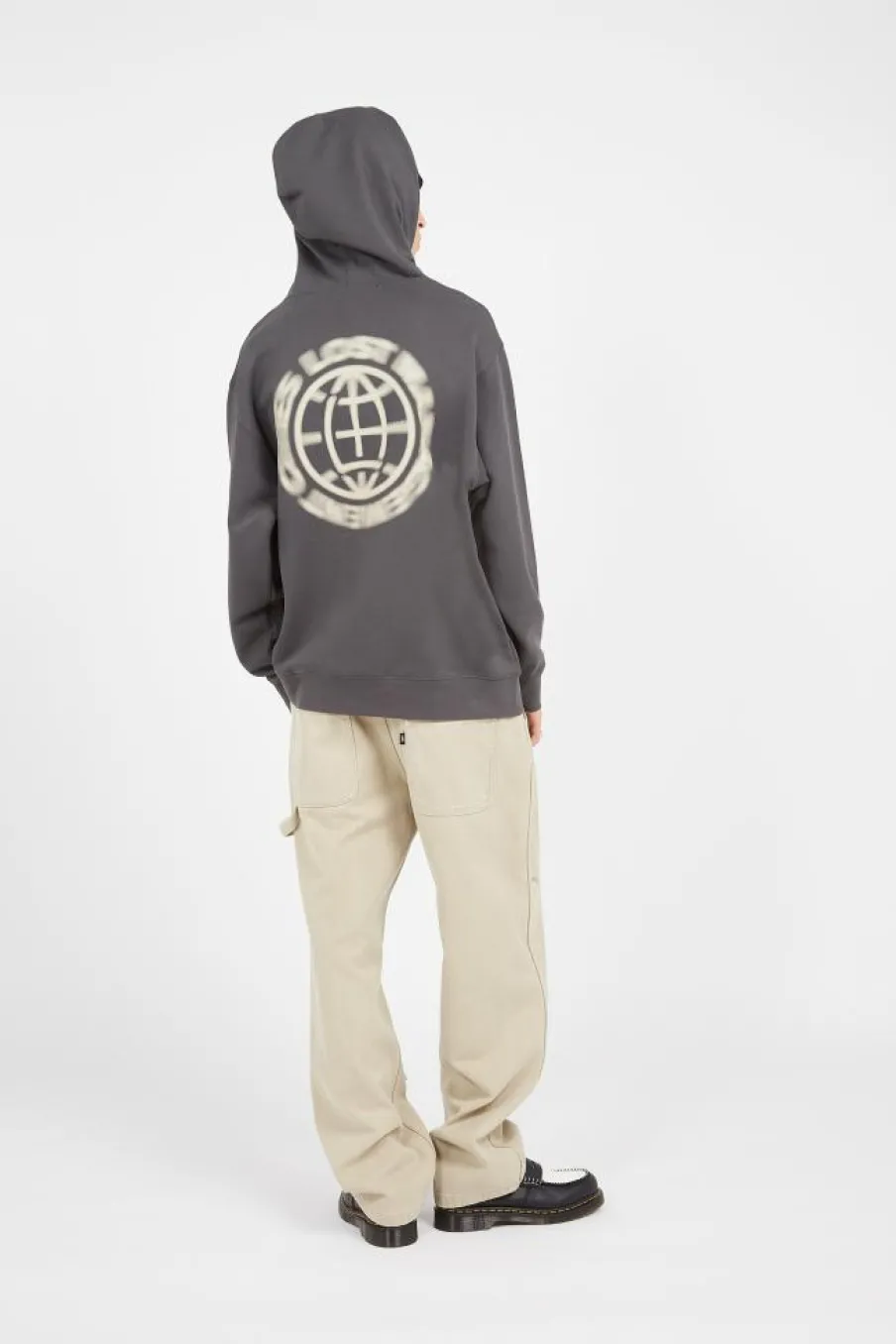 RETRO MOVING LOGO HOODIE - Hoodie | Gris*LOST MANAGEMENT CITIES Discount