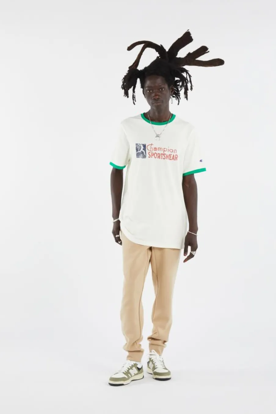 RINGER - T-shirt | Beige*CHAMPION Sale