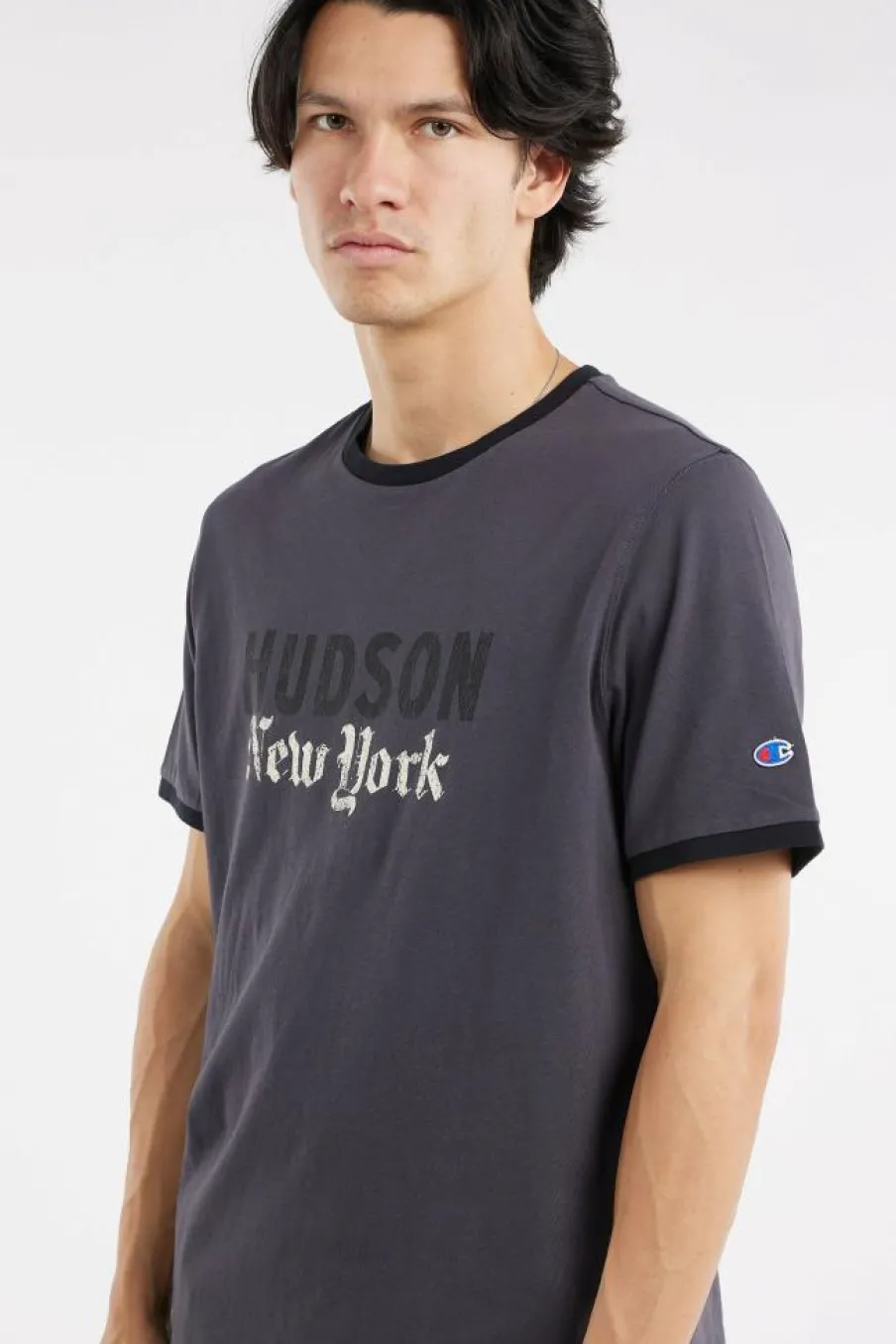 RINGER - T-shirt | Noir*CHAMPION Sale