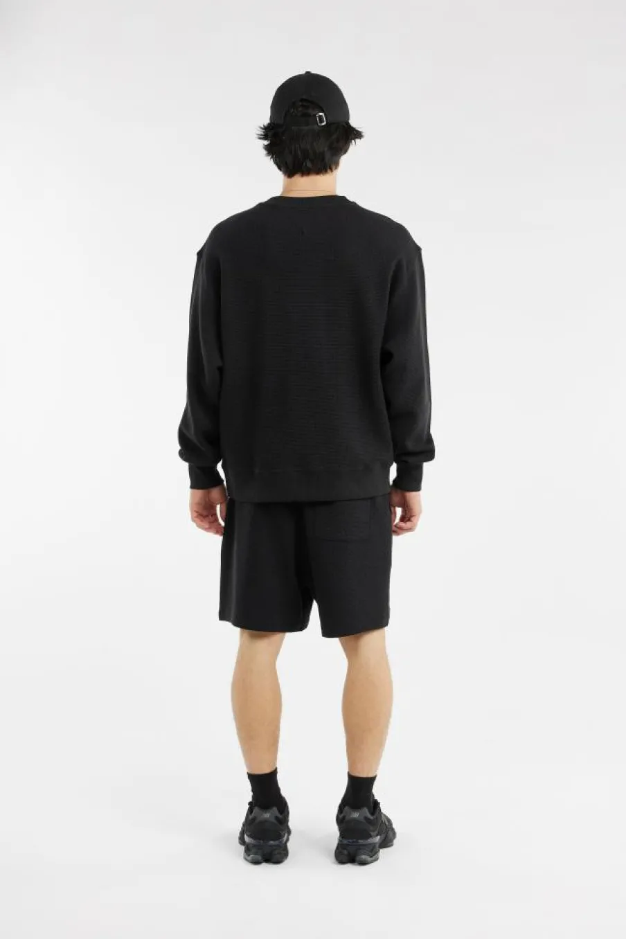 RLX WAFFLE SCRIP - Sweatshirt | Noir*TOMMY JEANS Best