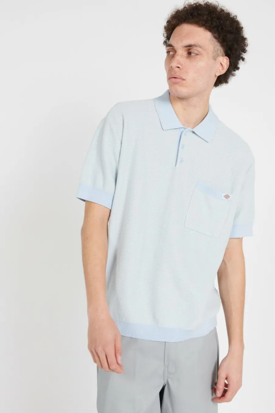 ROCKY KNIT POLO SS OAK BUFF - Polo | Beige*DICKIES