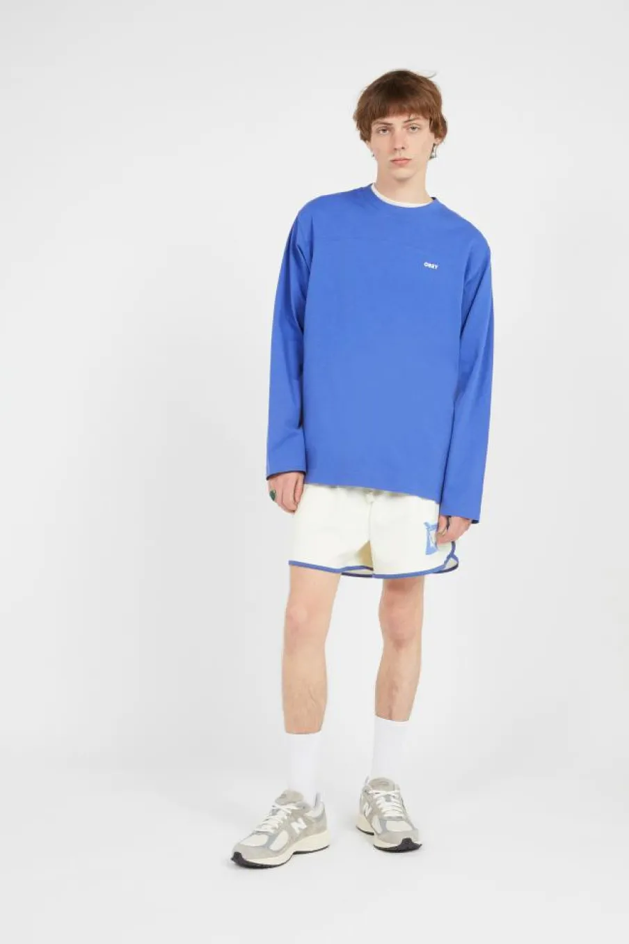 ROUTINE TS LS - T-shirt | Bleu*OBEY Best