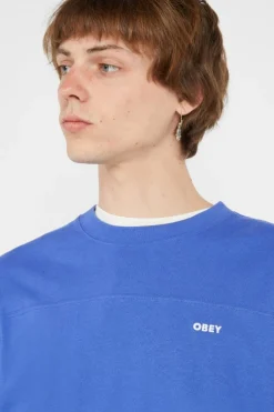 ROUTINE TS LS - T-shirt | Bleu*OBEY Best