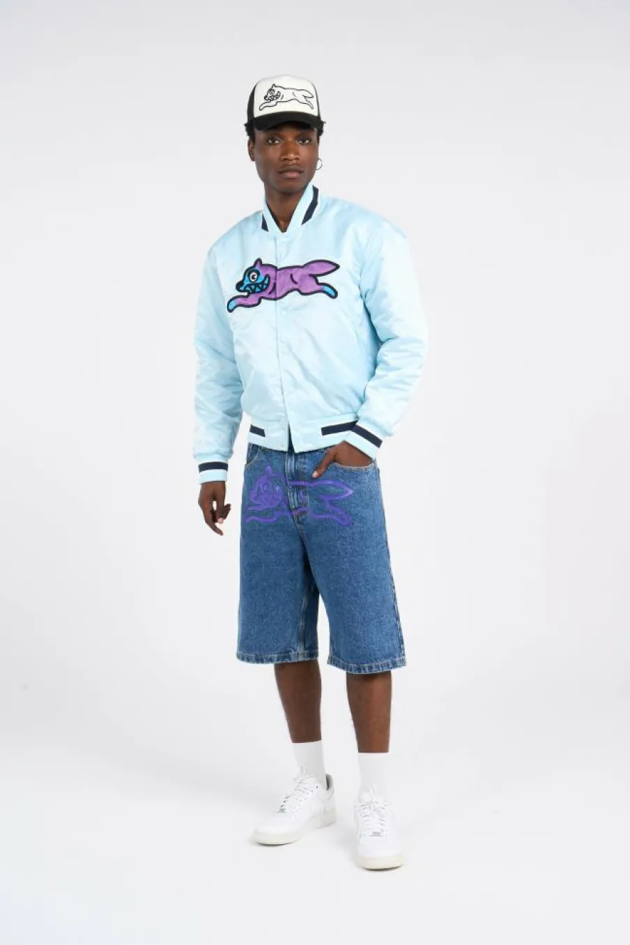 RUN DOG SATIN BOMBER - Bomber | Bleu*ICE CREAM Discount