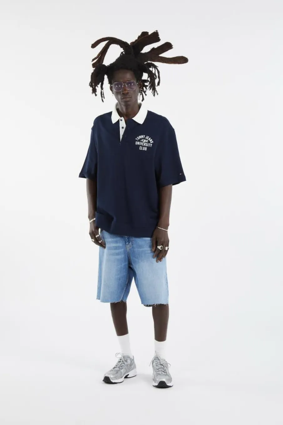 90S STRPE GRPHC - Polo | Bleu*TOMMY JEANS Hot