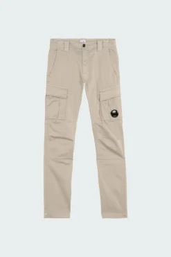 SATEEN STRETCH CARGO LENS - Cargo | Kaki*C.P. COMPANY Online