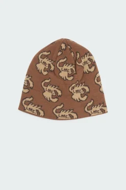 SCORPION UNCUFFED BEANIE - Bonnet | Marron*LOST MANAGEMENT CITIES Outlet
