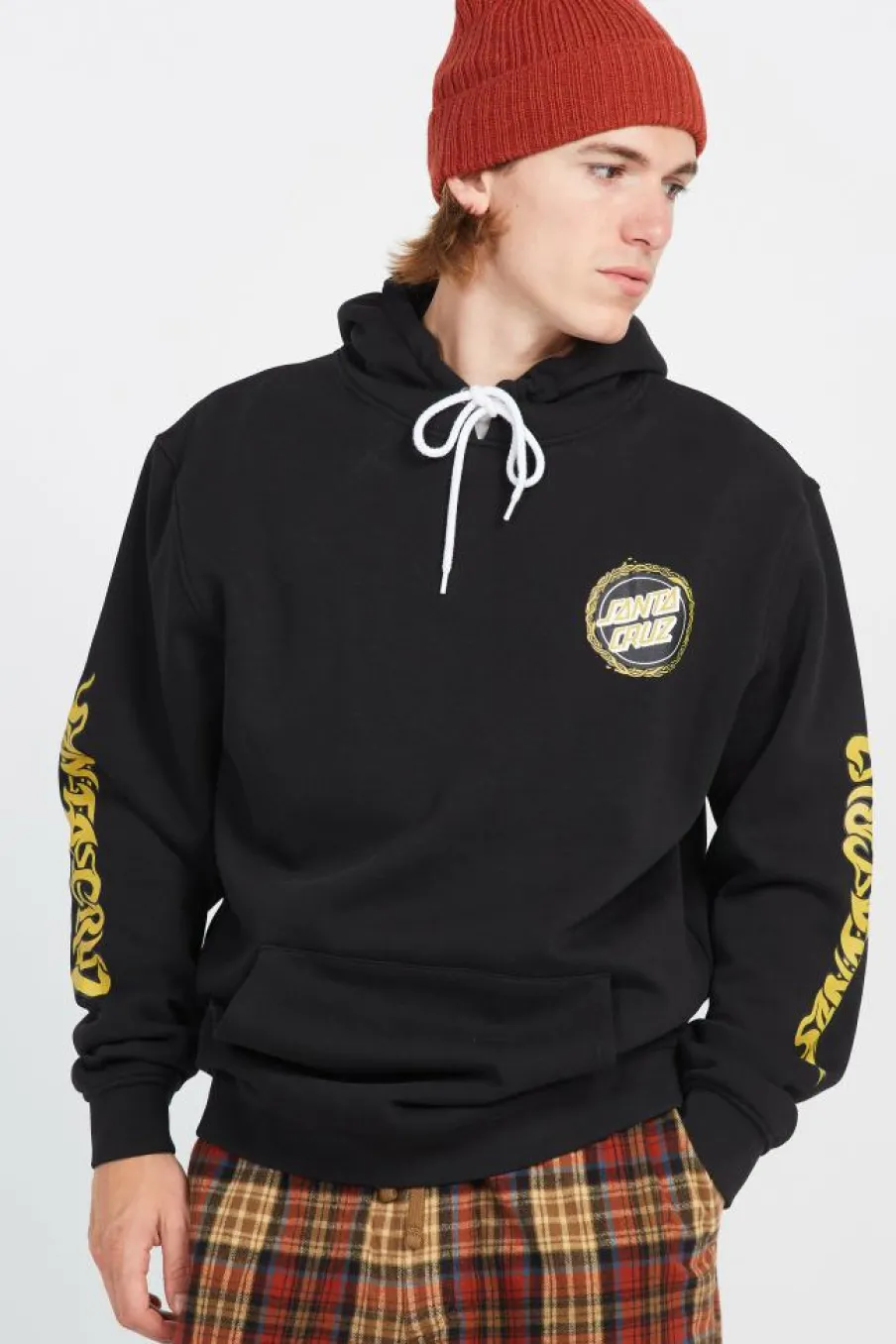 Screaming 50 Hood - Hoodie | Noir*SANTA CRUZ Sale