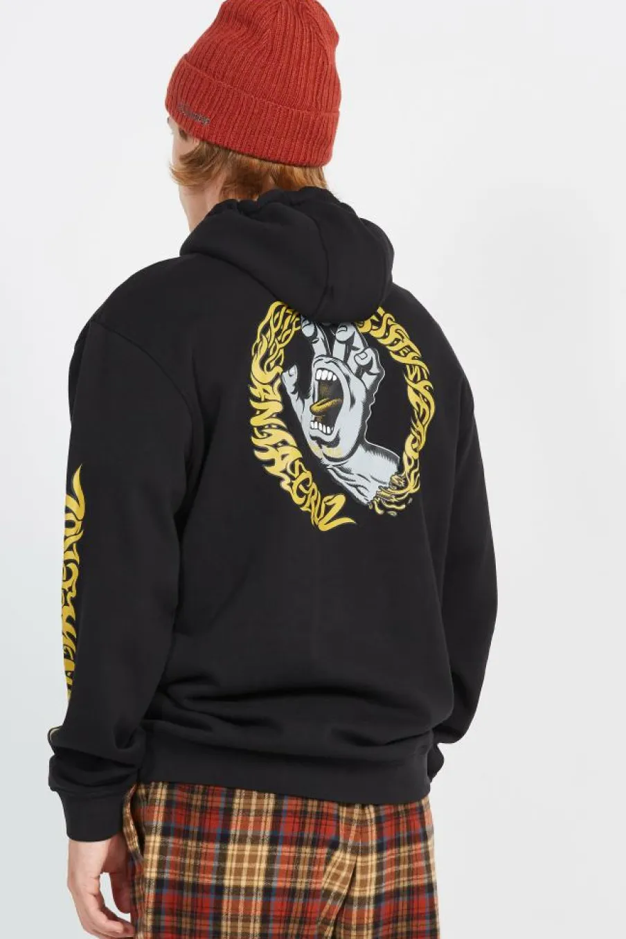 Screaming 50 Hood - Hoodie | Noir*SANTA CRUZ Sale