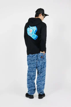 Screaming Foam Hand - Hoodie | Noir*SANTA CRUZ Clearance