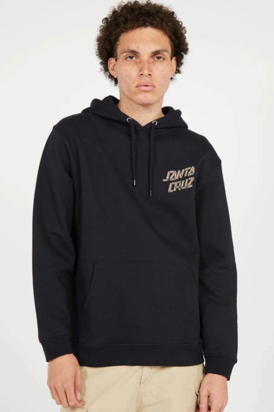 Screaming Grizzly Hood - Hoodie | Noir*SANTA CRUZ