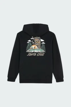 Screaming Grizzly Hood - Hoodie | Noir*SANTA CRUZ