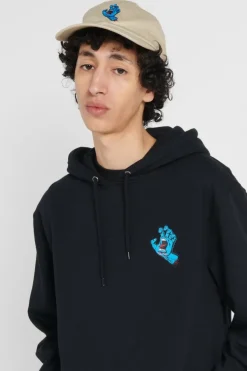 Screaming Hand Chest Hood - Hoodie | Noir*SANTA CRUZ Discount