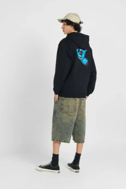 Screaming Hand Chest Hood - Hoodie | Noir*SANTA CRUZ Discount