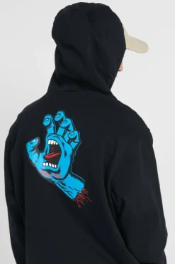 Screaming Hand Chest Hood - Hoodie | Noir*SANTA CRUZ Discount