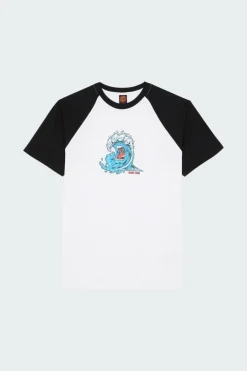 Screaming Wave Front Raglan - T-shirt | Multicolore*SANTA CRUZ Clearance