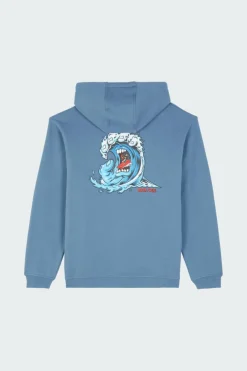 Screaming Wave Hood - Hoodie | Bleu*SANTA CRUZ Outlet