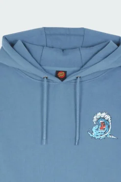 Screaming Wave Hood - Hoodie | Bleu*SANTA CRUZ Outlet