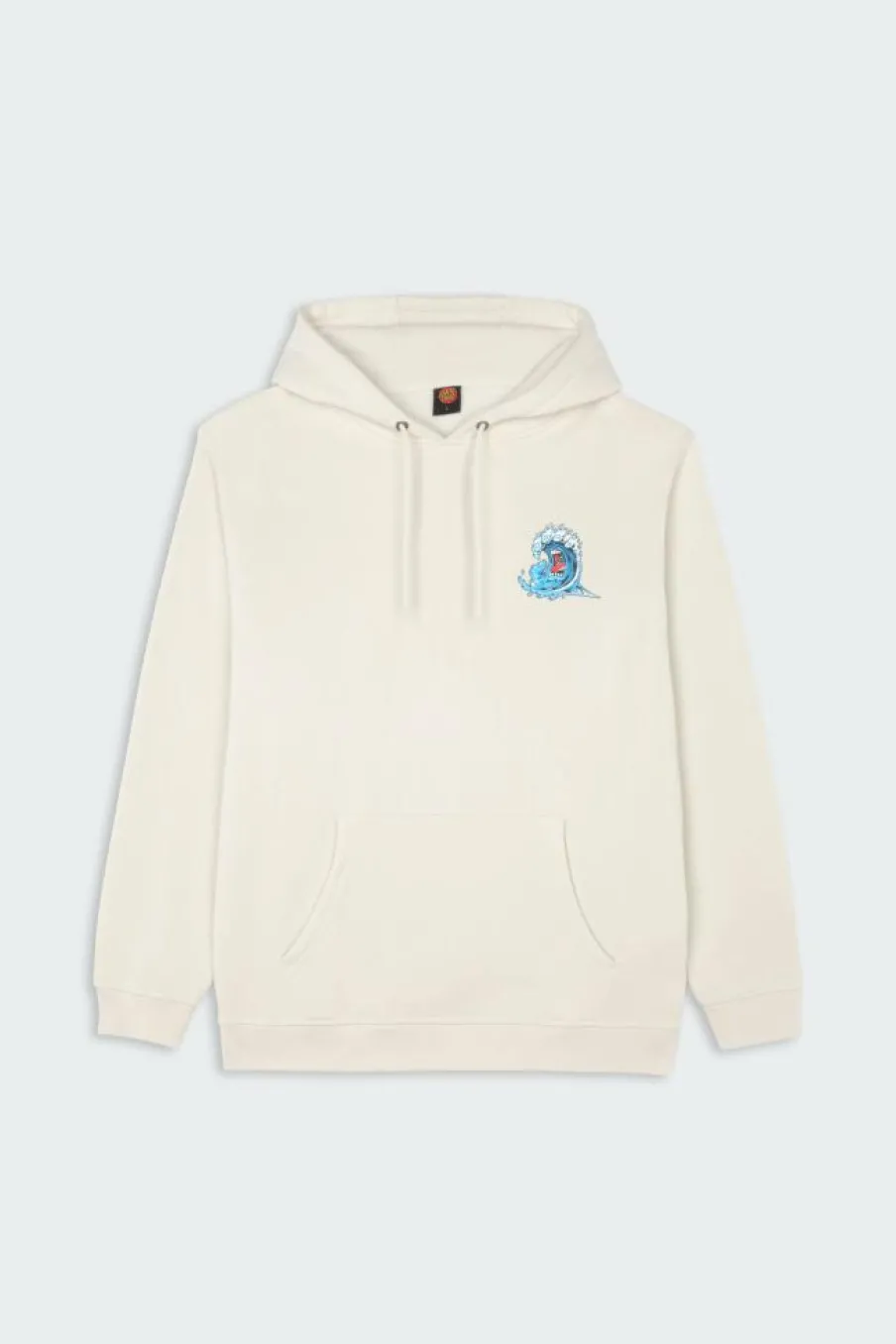 Screaming Wave Hood - Hoodie | Beige*SANTA CRUZ Outlet