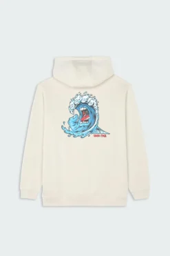 Screaming Wave Hood - Hoodie | Beige*SANTA CRUZ Outlet