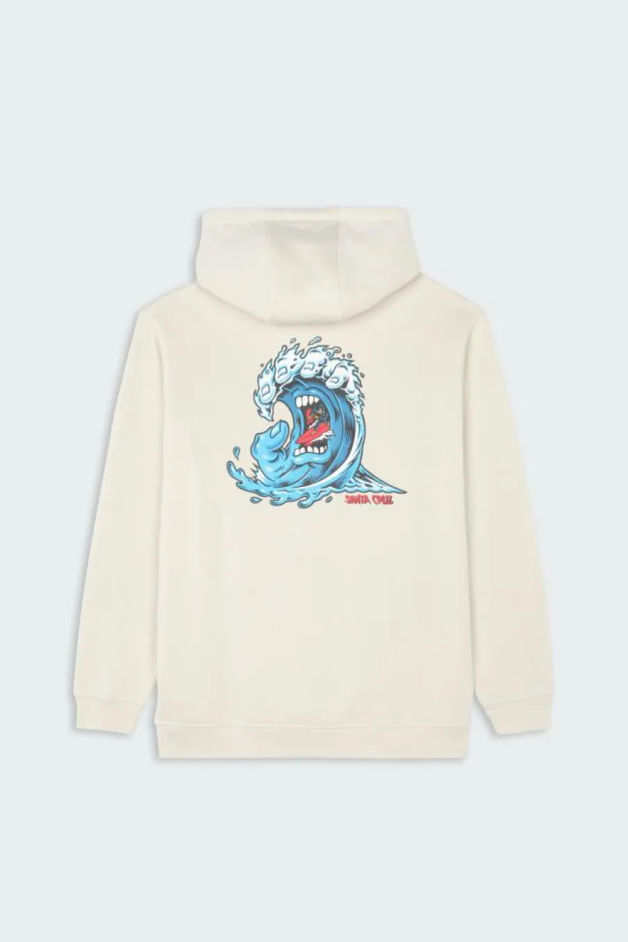 Screaming Wave Hood - Hoodie | Beige*SANTA CRUZ Outlet