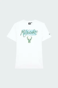 SCRIPT MILBUC WHIDKG - T-SHIRT | Blanc*NEW ERA Clearance