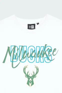 SCRIPT MILBUC WHIDKG - T-SHIRT | Blanc*NEW ERA Clearance
