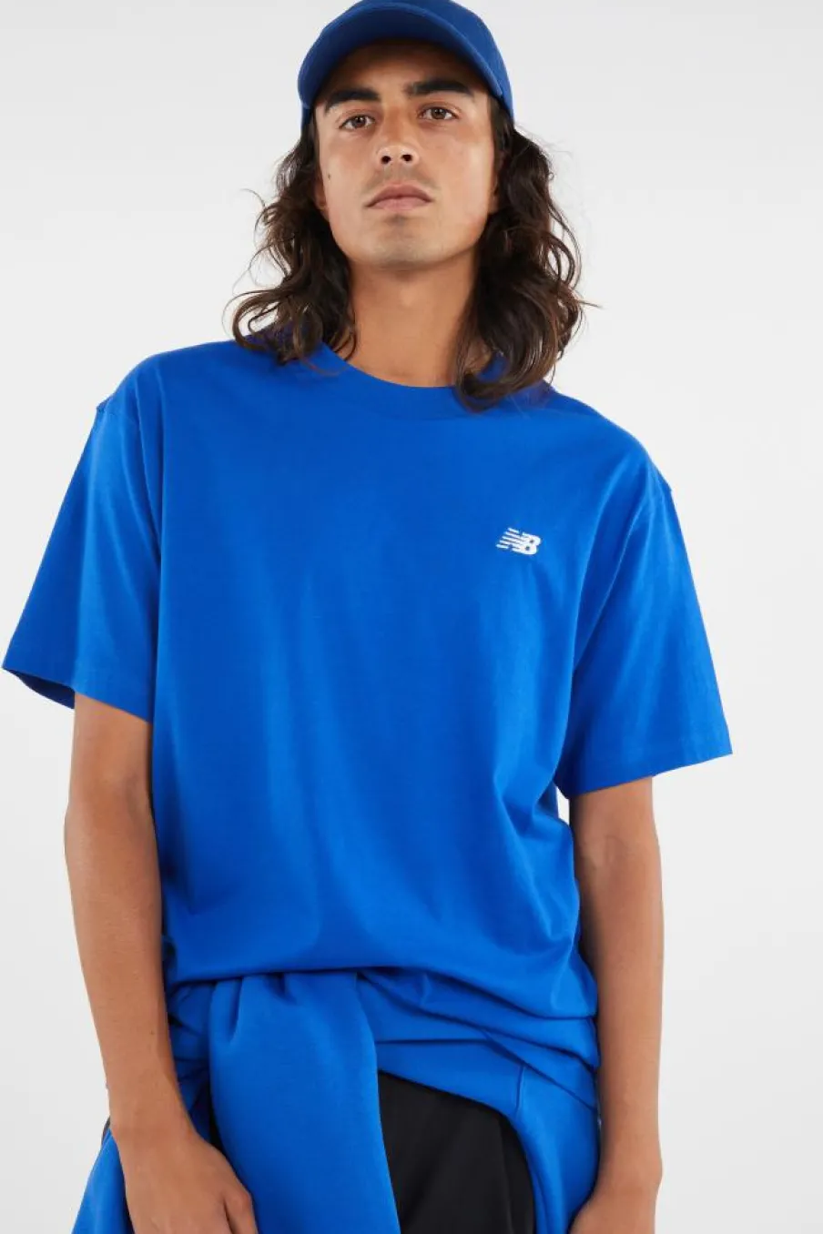 SE COTON - T-shirt | Bleu*NEW BALANCE Hot