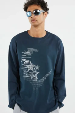 SERIAL PORT - T-shirt | Bleu*SAN SAN GEAR Outlet