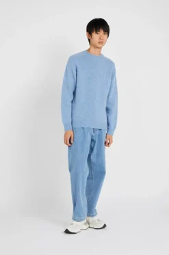SHETLAND SWEATER - Pull | Bleu*EDMMOND STUDIOS Sale