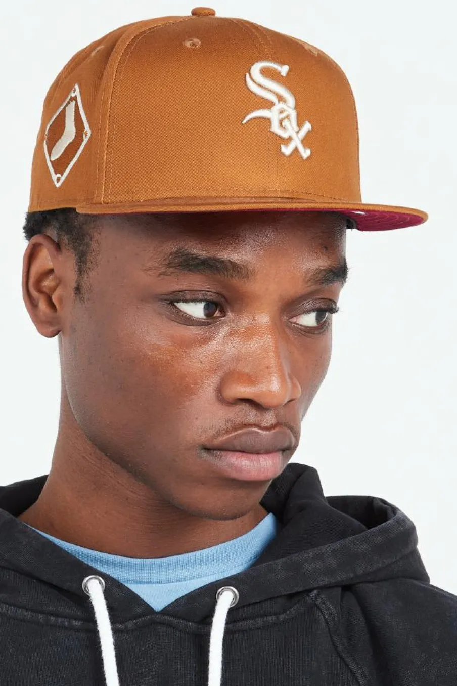 SIDE PATCH 9FIF - casquette | Marron*NEW ERA Hot