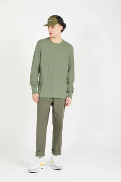 SLIM WAFFLE - Sweatshirt | Vert*TOMMY JEANS Sale