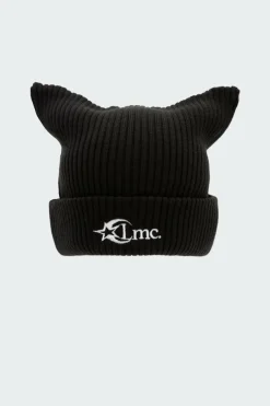 SQUARE BEANIE - Bonnet | Noir*LOST MANAGEMENT CITIES Outlet