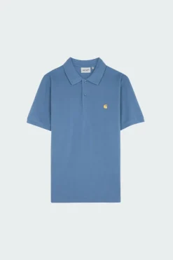 S/S Chase Pique Polo - Polo | Bleu*CARHARTT WIP
