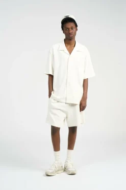 SS HD COTTON WAFFLE - Chemise | Blanc*CALVIN KLEIN New