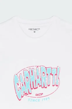 S/S Hot Script T-Shirt - T-shirt | Blanc*CARHARTT WIP Online