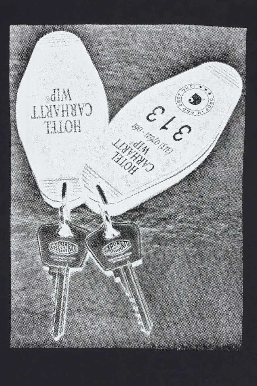 S/S Hotel Keys - T-shirt | Noir*CARHARTT WIP Hot