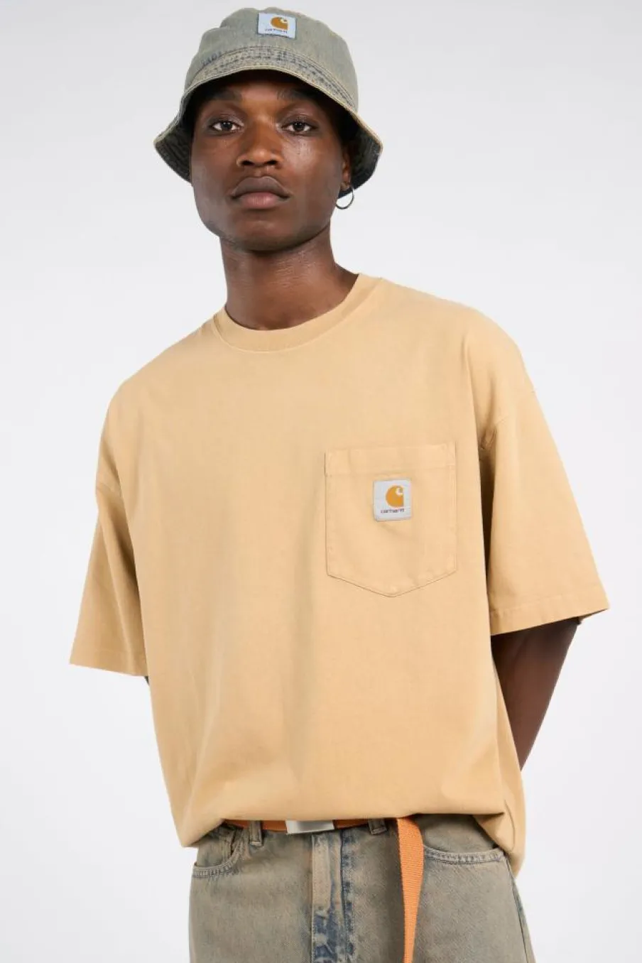 S/S Hudson Pocket T-Shirt - T-shirt | Beige*CARHARTT WIP Outlet