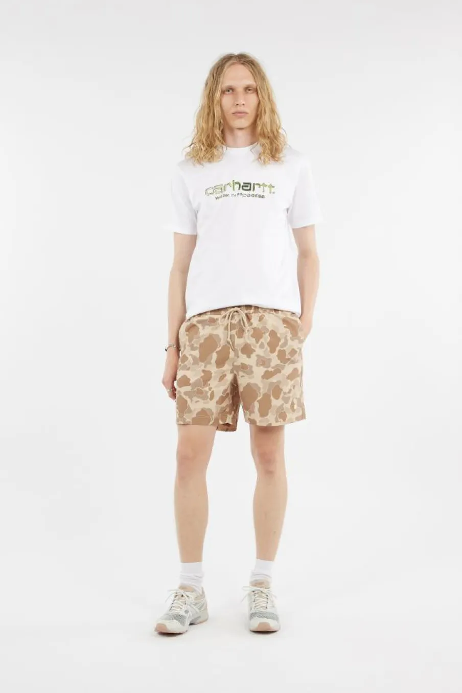 S/S Solar Chrome Script T-Shirt - T-shirt | Blanc*CARHARTT WIP