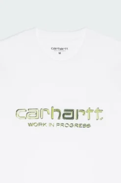 S/S Solar Chrome Script T-Shirt - T-shirt | Blanc*CARHARTT WIP