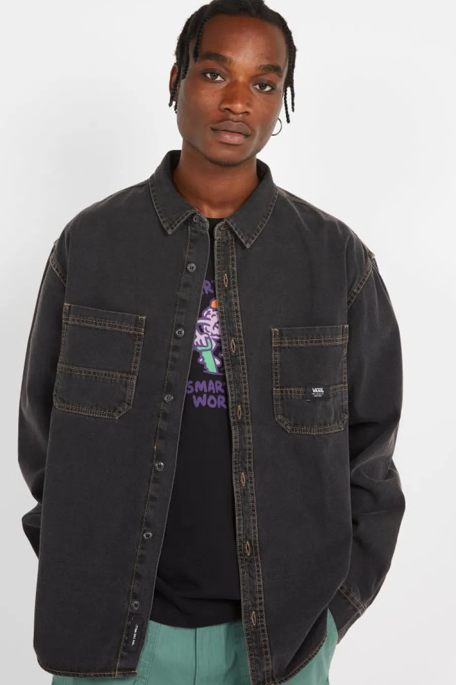 Stevens Denim LS Woven - Surchemise | Marron*VANS Outlet